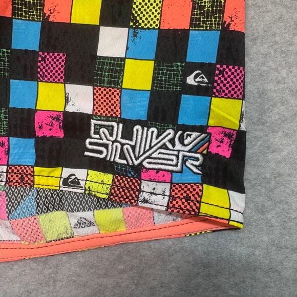 Swim Short Bundle of 2 Mens 32 Multicolor Lace Up Lightweight Stretch Swimwear - Picture 5 of 14